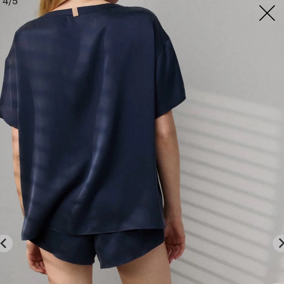 Lunya Washable Silk Tee Short Set - Picture 3 of 9